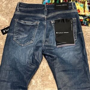 Limited edition (rare find) purple low rise skinny jeans